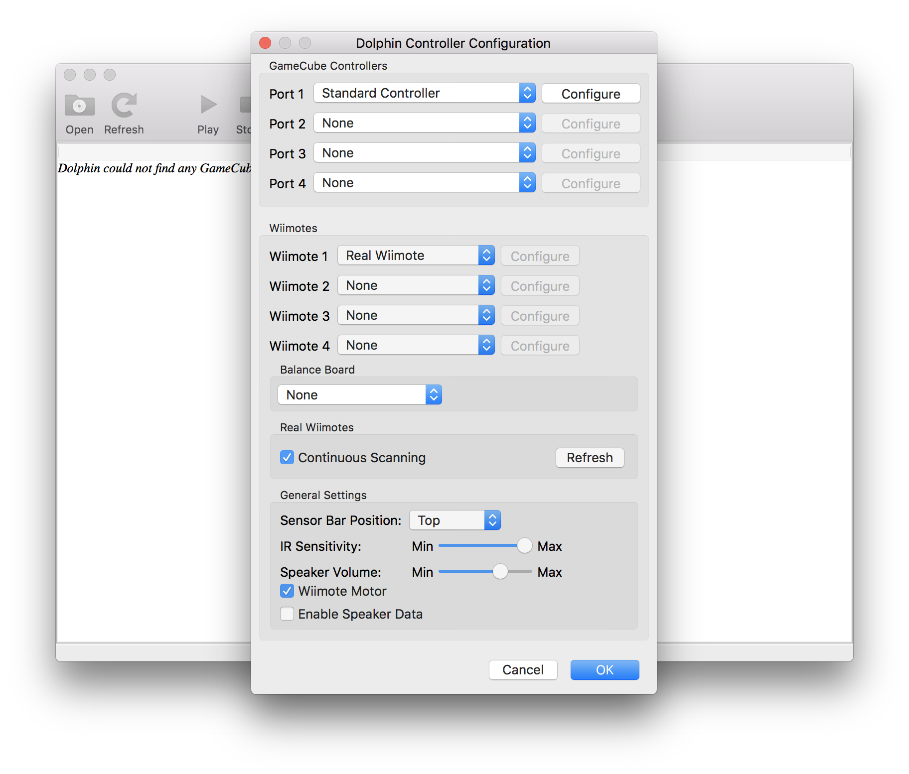 configure keyboard for dolphin emulator mac